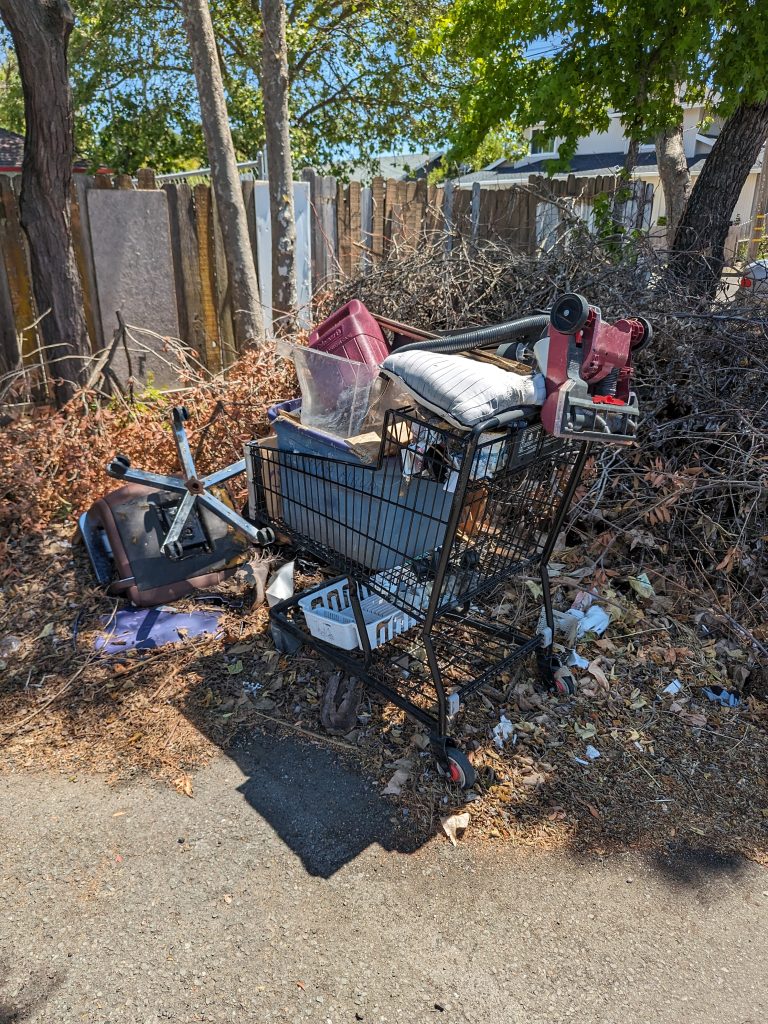 backyard junk items